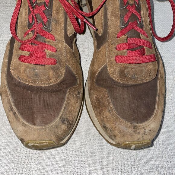 SAS Men’s Athletic Shoes Size 13 M Brown Faux Leather Athleisure Activewear - Picture 7 of 12